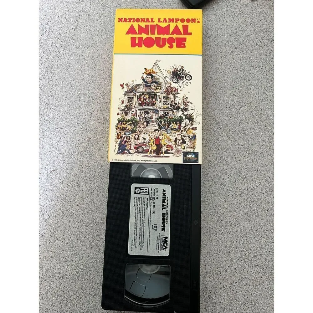 National Lampoon’s Animal House 1990 VHS video cassette movie
